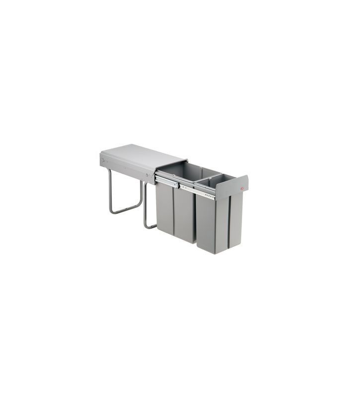Küchen-Abfallsystem,Schrankb.min.300mm BIN it.DuoII 9291587,1x20/1x10l,Eimer:KF