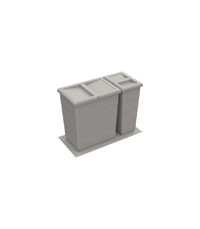 Küchen-Abfallsystem, KB300mm,Kunststoff Bin.it Vario 300 9207645,grau