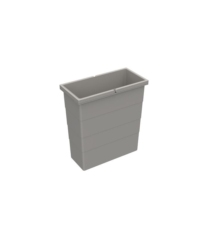 Abfallsystem -Eimer,Inh.14l,Kunststoff gra 9208789,ohne Deckel (separat)