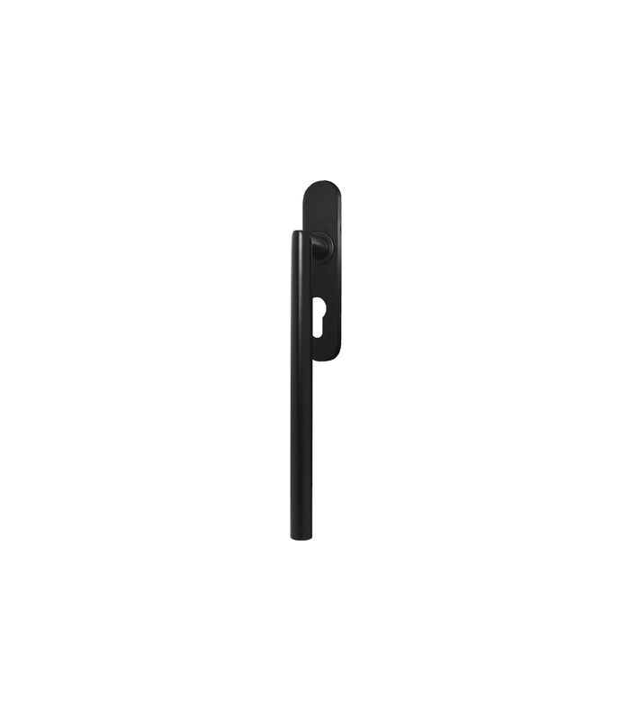 Hebeschiebetürgriff innen EHS28 PZ gelocht Kosmos schwarz 9/10mm