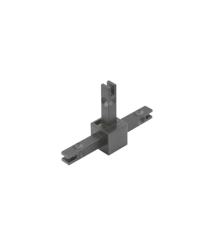 Cadro Verbindungsknoten 3-fach 2D Edelstahl Optik