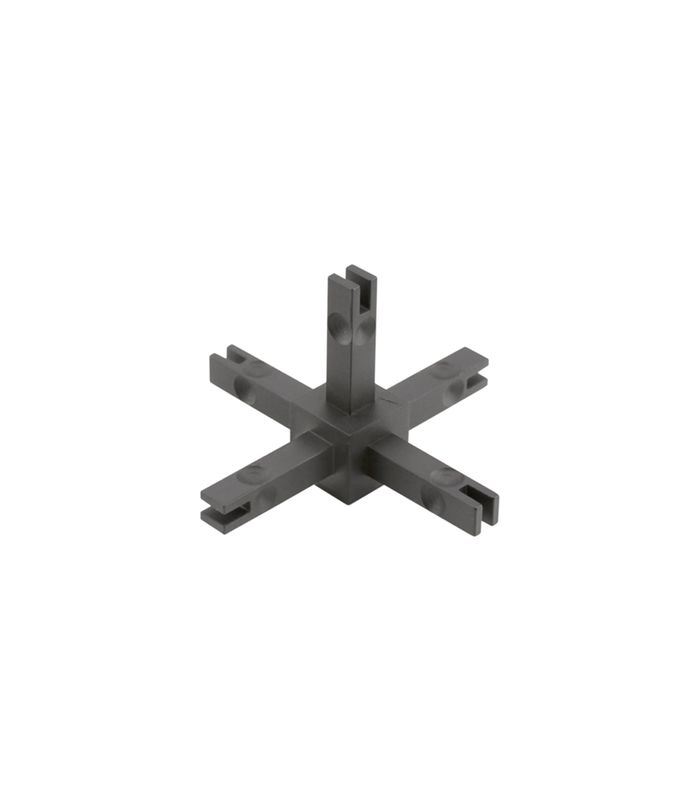Cadro Verbindungsknoten 5-fach Edelstahl Optik