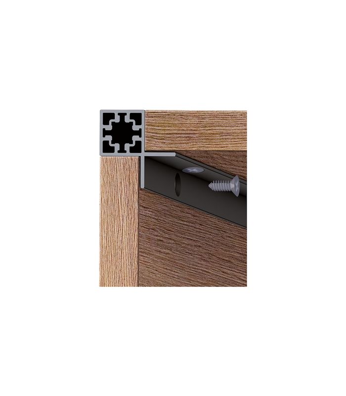 Eckprofil,L 3.000xH30,5mm,ER-Optik CADRO 9303911,kürzbar,16mm
