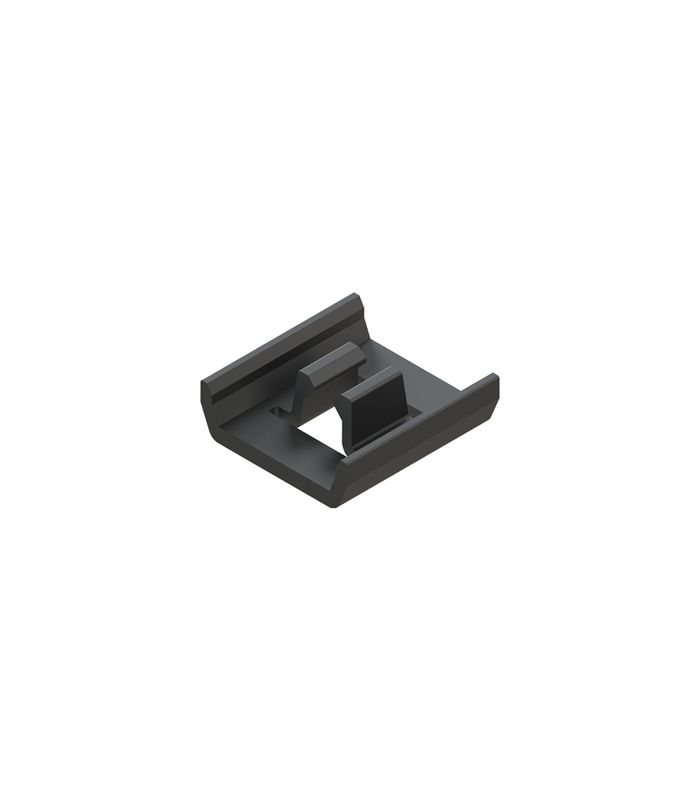 Cadro Clip für Abdeckprofile AvanTech YOU / Actro YOU / Actro 5D schwarz