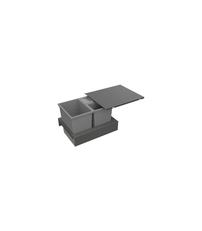 Küchen-Abfallsystem, KB450mm, 40l,KF/STA Base 9352443,anthrazit