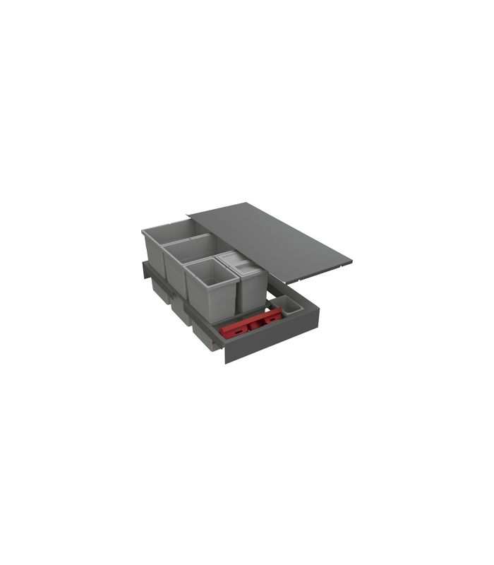 Küchen-Abfallsystem, KB900mm, 40l,KF/STA Base 9352446,anthrazit