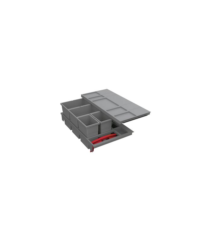 Küchen-Abfallsystem, KB900mm, 52l,KF InsertFlex 9352471,anthrazit