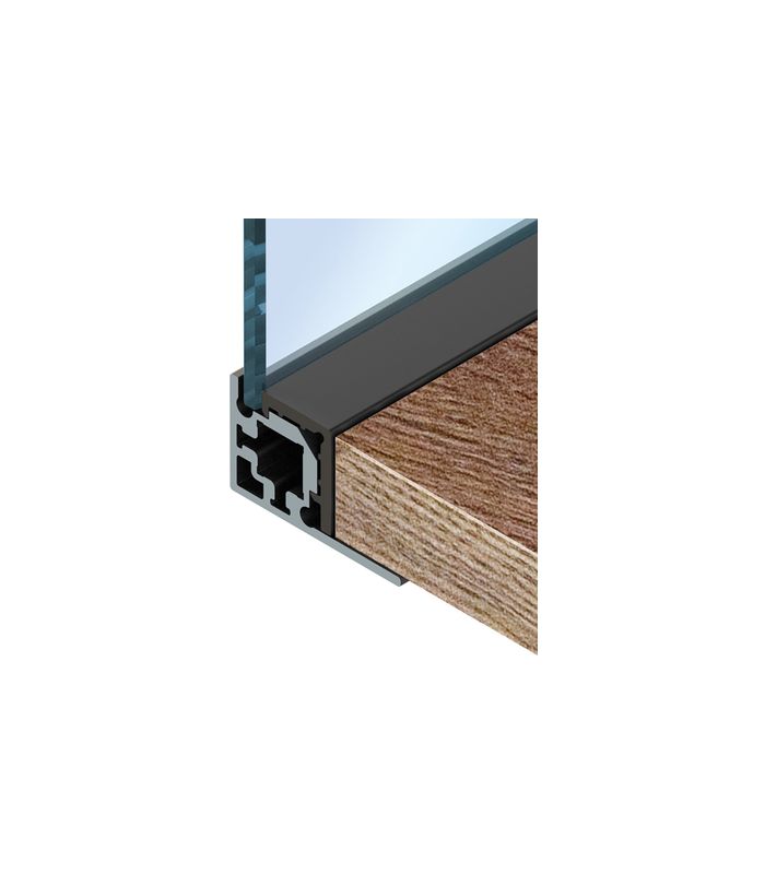 Eckprofil,L 3.000xB30,5xH18mm,ER-Optik CADRO 9352714,kürzbar