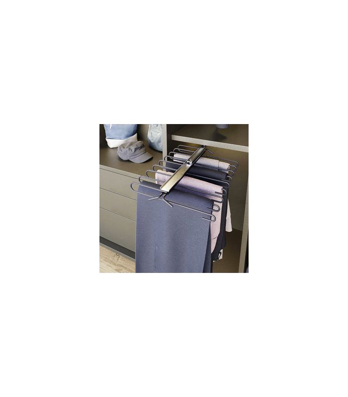 Schrank-Hosenhalter 9352738,mit Kugelauszug,anthrazit