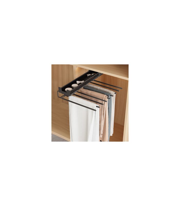 Schrank-Hosenhalter 9352739,mit Dämpfung,anthrazit