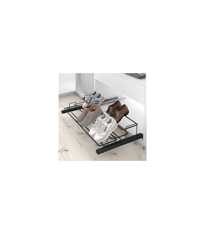 Schrank-Schuhausz.,breitenverstellbar,St 9352745, B640mm,anthrazit