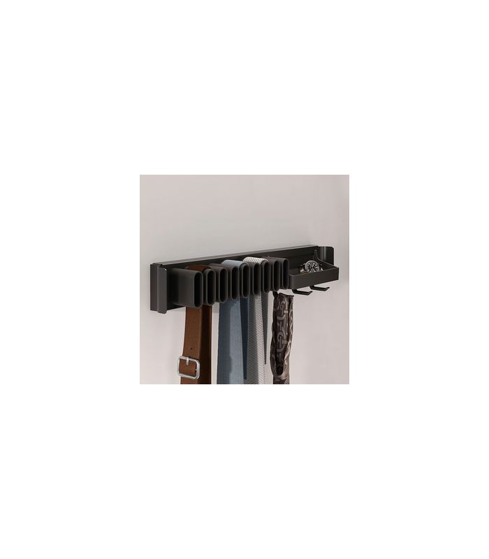 Schrank-Krawatten/Gürtelhalter,KF/STA Conero 9352792,ausziehbar,schwarz
