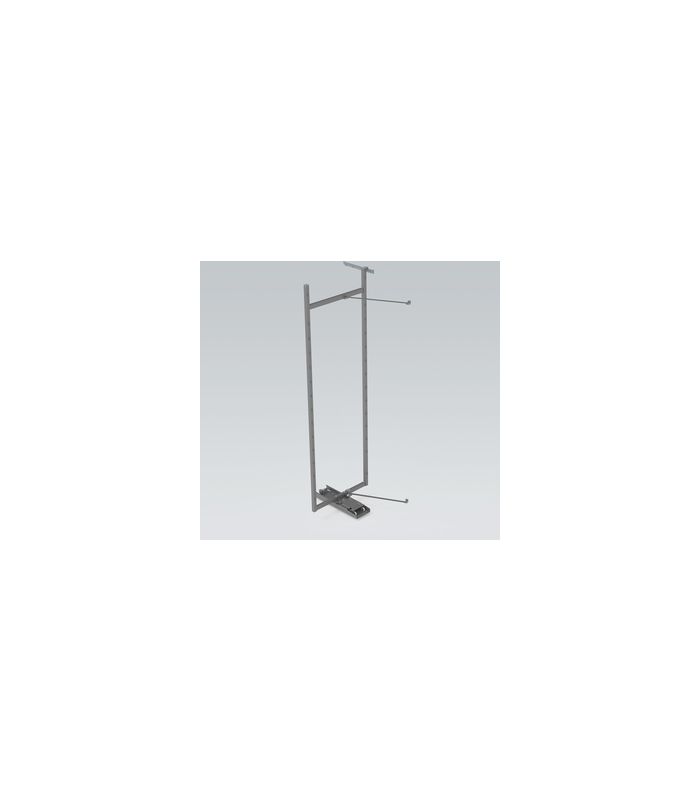 Küchen-Hochschr.ausz.rahmen,Stahl silber Dispensa DOU III 9352800,Rahm.H1700mm