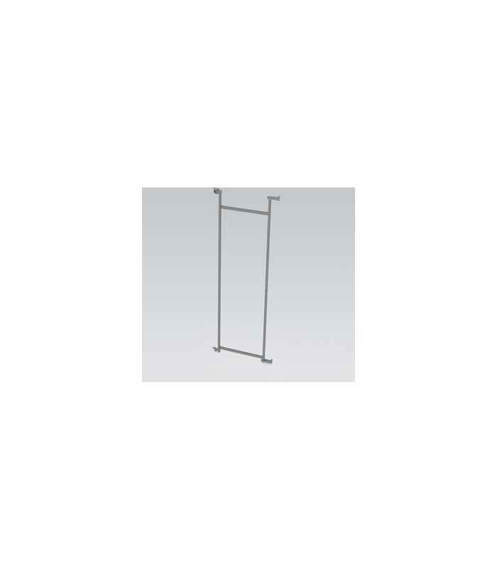 Hochschrank-Türrahmen,Stahl silber Dispensa DOU III 9352802,Rahm.H1700mm