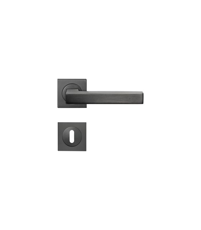 Drücker-Rosettengarnitur Seattle ER46Q BB Titan grau TS 38-48mm