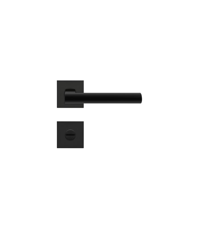 Drücker-Rosettengarnitur Madeira EPL45Q BAD Kosmos schwarz TS 38-47mm PlanDesign