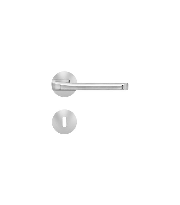Drücker-Rosettengarnitur Tower EPL86 BB Edelstahl matt TS 38-47mm PlanDesign