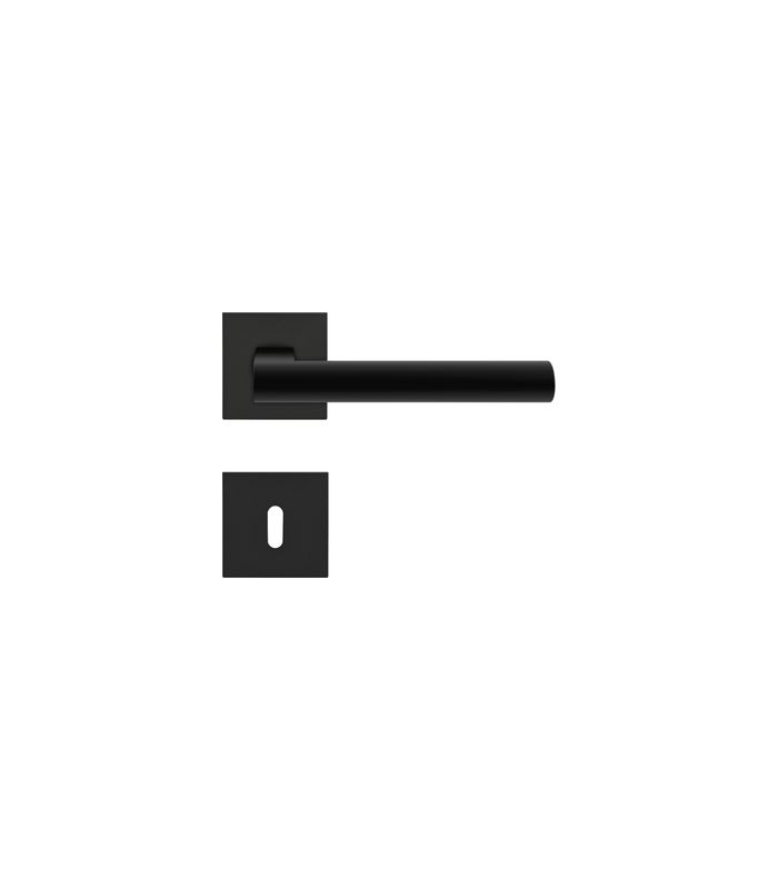 Drücker-Rosettengarnitur Madeira EPL45Q BB Kosmos schwarz TS 38-47mm PlanDesign