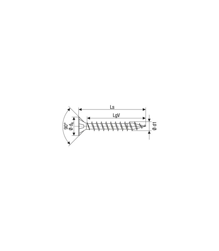 Spax-S SEKO Wirox 3x18 mm KREUZ Z1 VG Bremsrippen