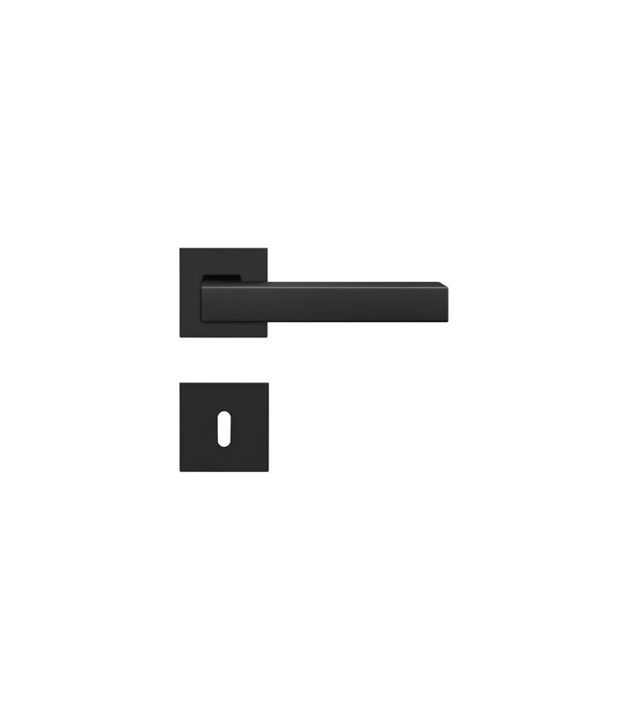 Drücker-Rosettengarnitur Seattle EPL46Q BB Kosmos schwarz TS 38-48mm PlanDesign