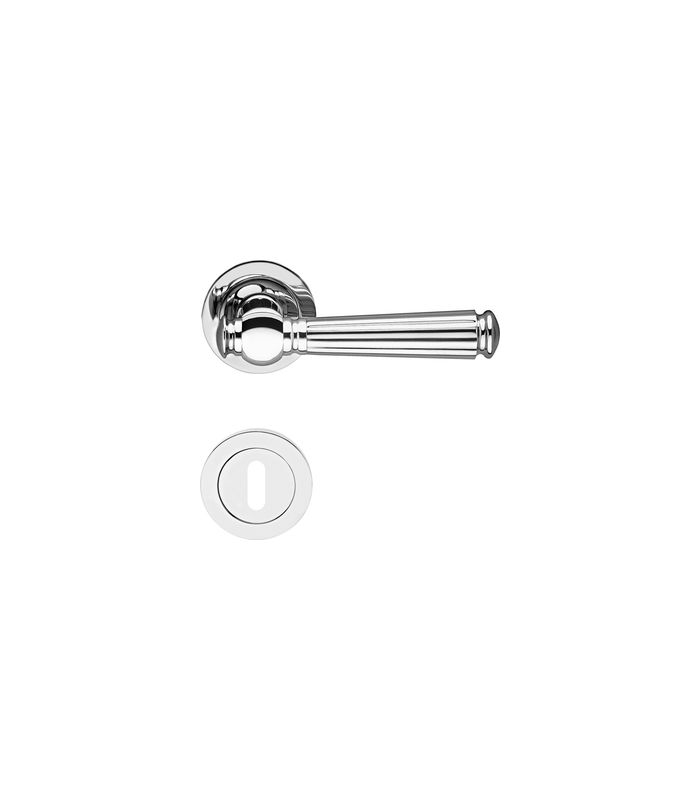 Drücker-Rosettengarnitur Schöntal R260 BB Chrom poliert TS 38-45mm