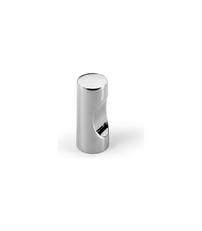 Möbel- Knopf, Almus, 9112583, Durchmesser 12mm, Höhe 24mm, Zink glanz verchromt