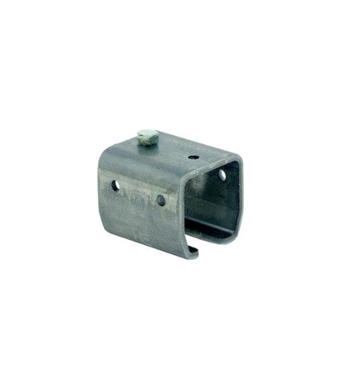 HELM 1304 Übersteckmuffe Stahlblank, Schraube oben