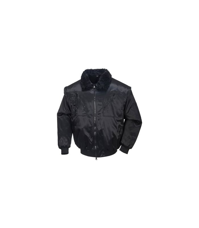 Pilotenjacke Achim schw., Gr. 2XL