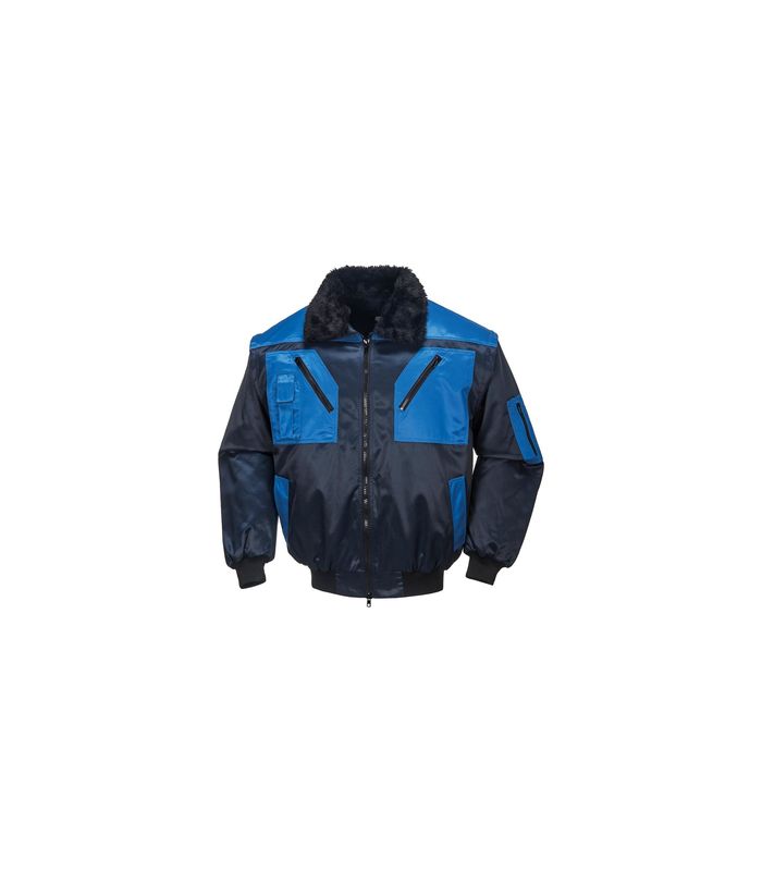 Pilotenjacke Achim marine/royal, Gr. 3XL