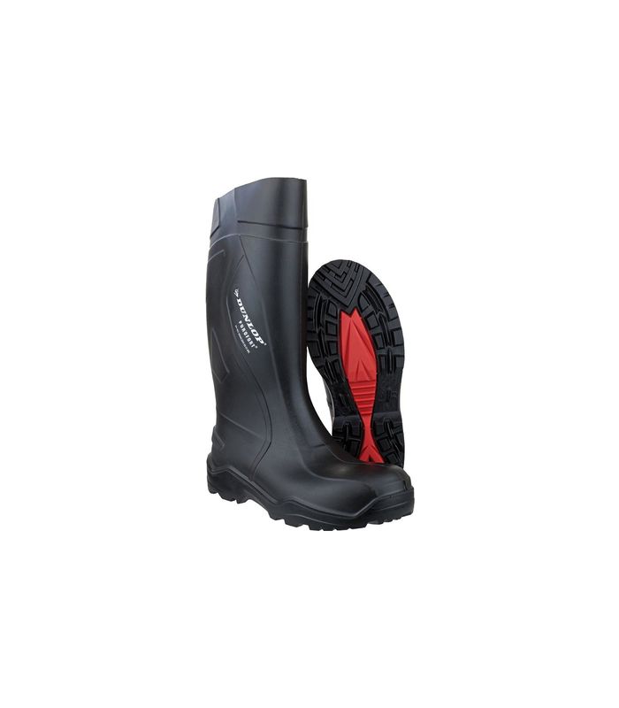 Stiefel Dunlop Purofort+, S5 CI SRC, Gr. 47, schwarz