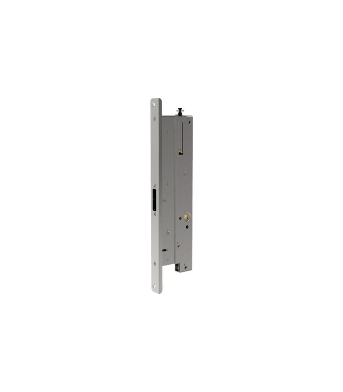 Panik-Treibriegelschloss B-19930,24V UG/9,D80,W28x9x410rd,ER,DL