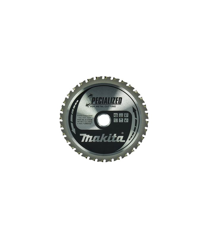 Sägeblatt für Metall 150x20x32T B-47036