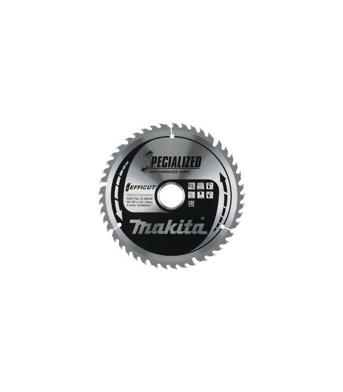 EFFICUT Sägeblatt 190x30 mm, 45 Zähne