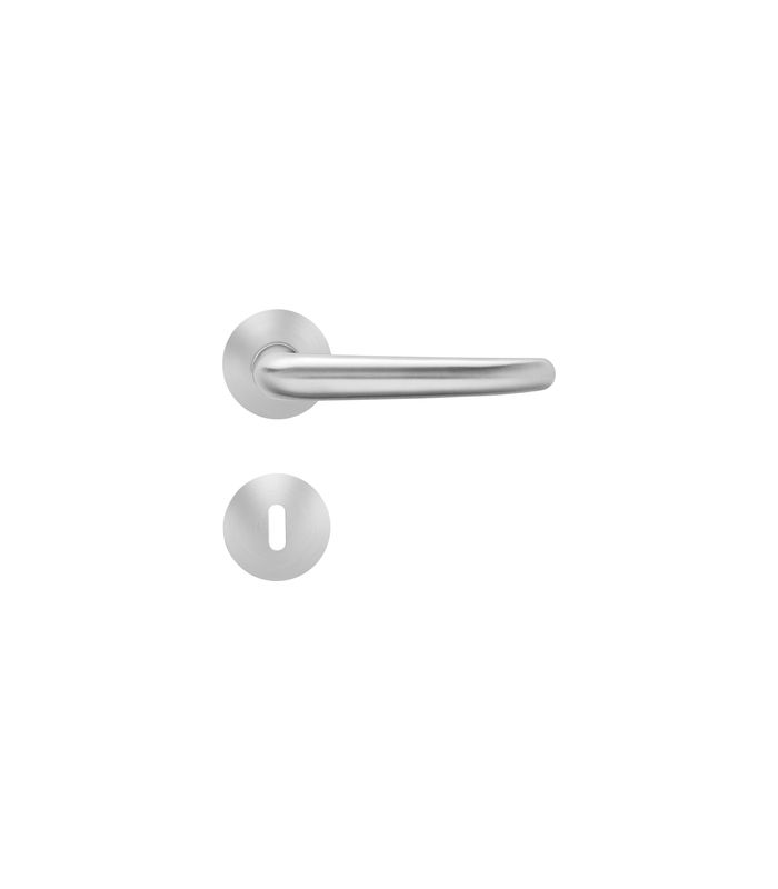 Drücker-Rosettengarnitur Elba EPL22 BB Edelstahl matt TS 39-47mm PlanDesign