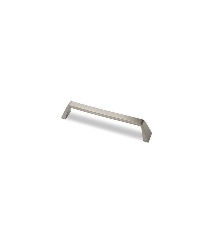 Möbel- Griff, Basilia, 115076, Breite 30x 192mm, Höhe 30mm, edelstahloptik, gebürstet