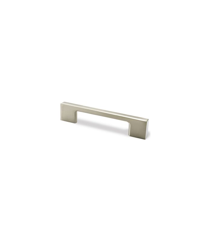 Möbel- Griff, Belluno, 9995773, Breite 9x 224/256mm, Höhe 30mm, edelstahloptik, gebürstet
