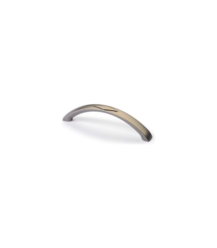 MB-Segmentbogengriff,B15x96mm,H32mm,Zink Bracara 9112631,zinnoptik