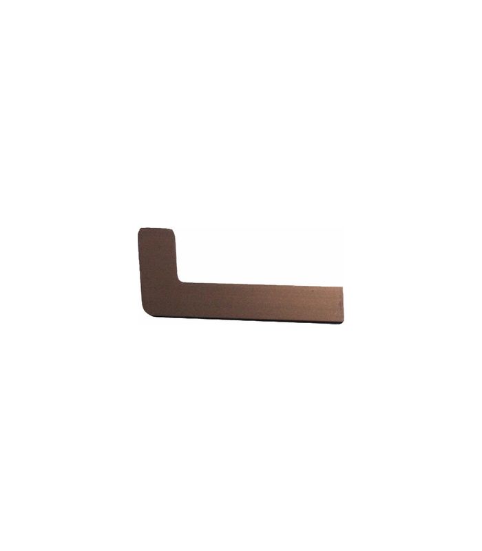 Bank Abschluss 500 mm C 33 Putz 18 mm links