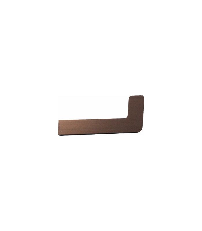 Bank Abschluss 500 mm C 33 Putz 18 mm rechts