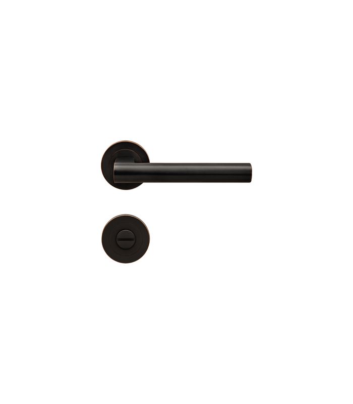Drücker-Rosettengarnitur Madeira ER45 BAD Antik Bronze Optik TS 38-48mm