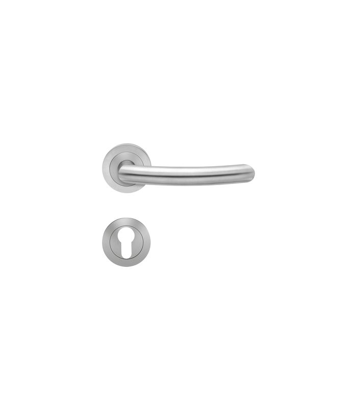 Drücker-Rosettengarnitur Sylt ER/FS 26V PZ FS 9mm Edelstahl matt TS 38-48mm