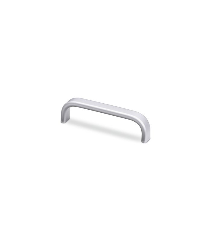 Möbel- Griff, Culmen, 115150, Breite 20x 224mm, Höhe 35mm, silber, eloxiert