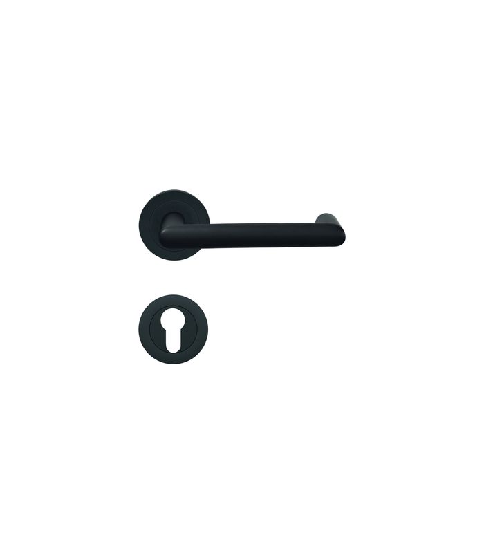 Drücker-Rosettengarnitur Kos ER/FS 20V PZ FS 9mm Kosmos schwarz TS 38-48mm