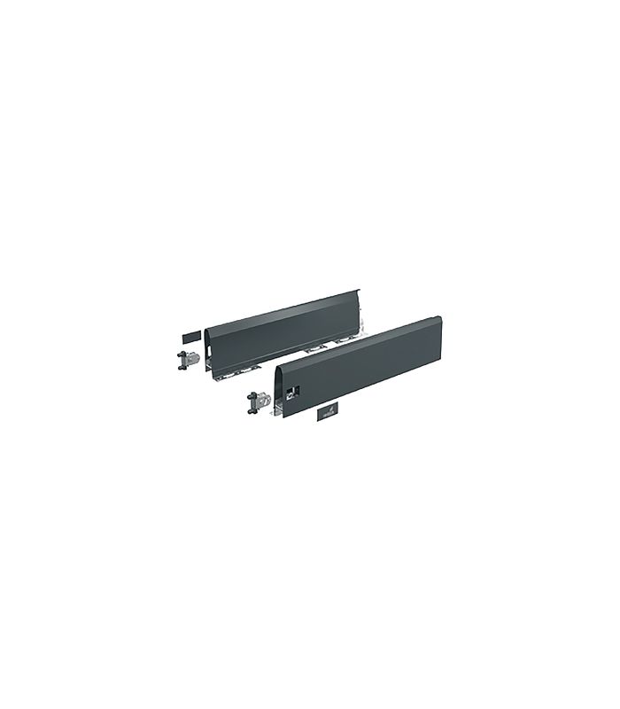 ArciTech Set Zarge, Zargenhöhe 126 mm x NL 650 mm, anthrazit, links und rechts