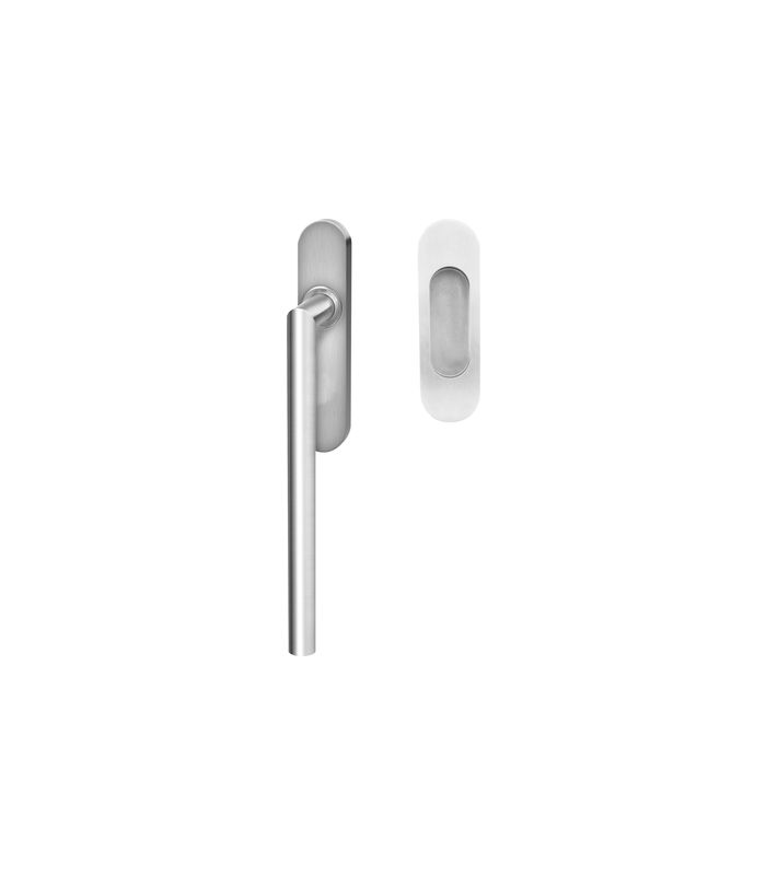Hebeschiebetürgriff EHSSET28 UN VK9/10mm ggs. verschraubt Edelstahl matt TS 60-68mm