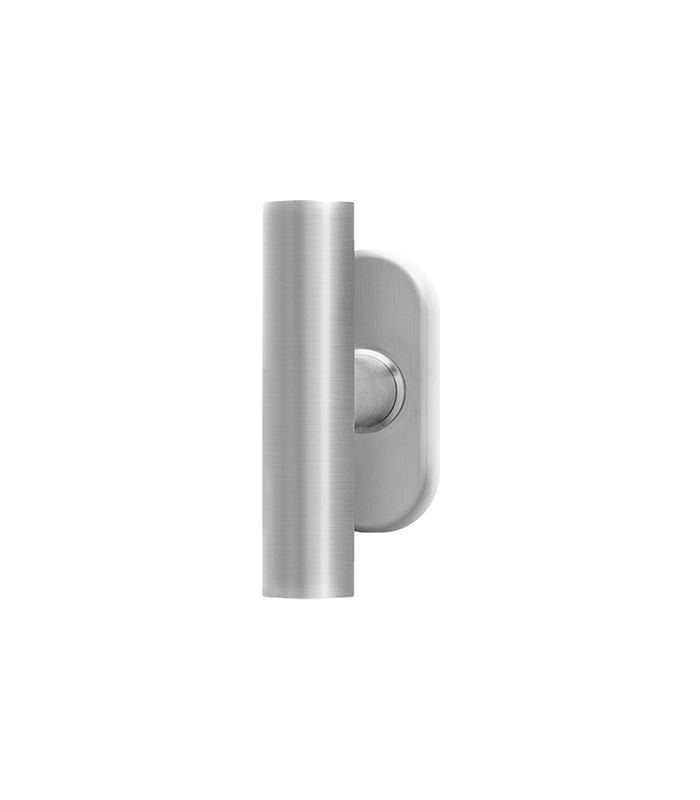 Fenstergriff EFT284 T-Form Rhodos mit 4-fach Rasterung Edelstahl matt
