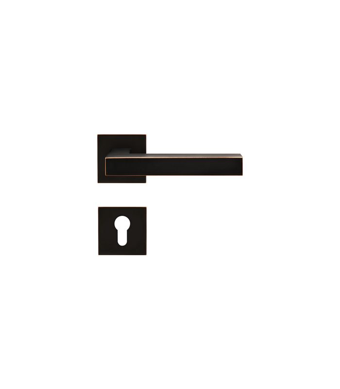 Drücker-Rosettengarnitur Seattle EPL46Q PZ Antik Bronze Optik TS 38-48mm PlanDesign
