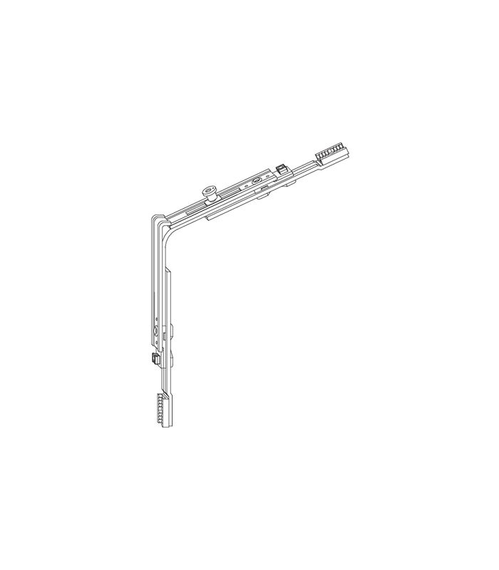 DK-Eckumlenkung, NT, Stahl verzinkt