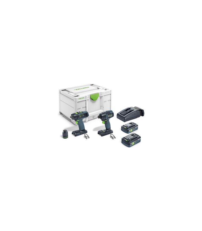 Akku Schrauber- und Bohrer-Set TID 18 HPC 4,0 I-Set T18