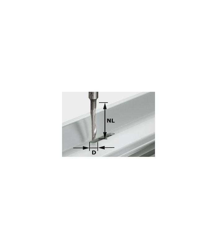 Aluminiumfräse HS D5/NL23
